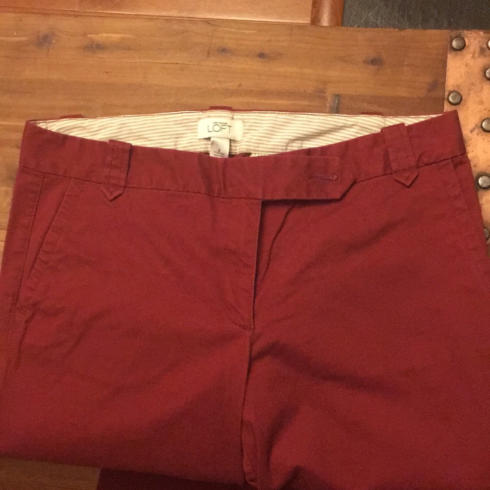 Marissa fit Ann Taylor chinos. So soft!